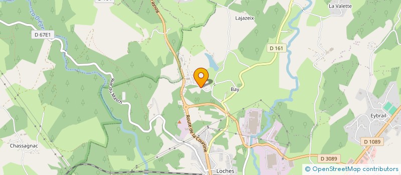 localisation de l'entreprise ASSOC 14 FAN 13  USSEL