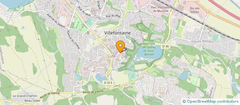 localisation de l'entreprise ASSOC A.D.I.C à VILLEFONTAINE