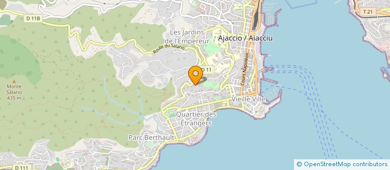 localisation de l'entreprise ASSOC A SCIARABOLA à AJACCIO