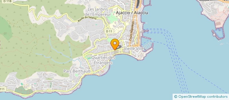 localisation de l'entreprise ASSOC A VERGA à AJACCIO