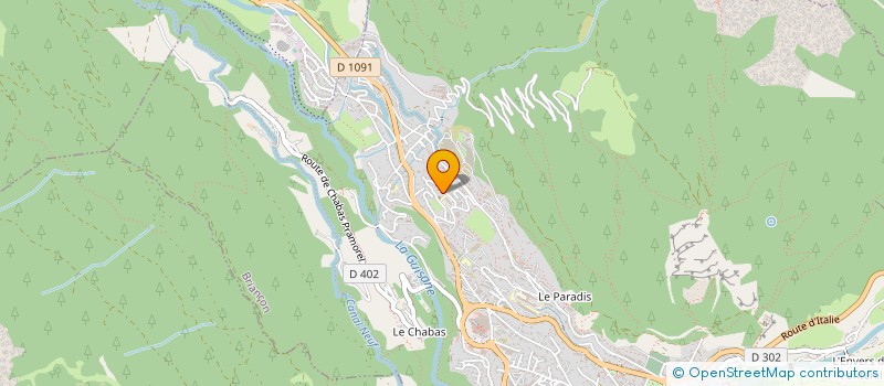 localisation de l'entreprise ASSOC ACCUE EDUC INAPT HANDICA  BRIANCON