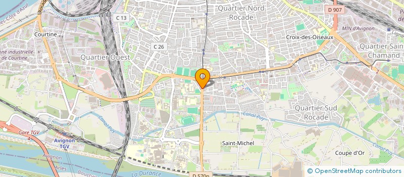 localisation de l'entreprise ASSOC ACCUEIL PERSONNES AGEES à AVIGNON
