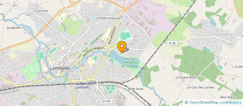 localisation de l'entreprise ASSOC ACTION RENOUVEAU à LAMBALLE-ARMOR