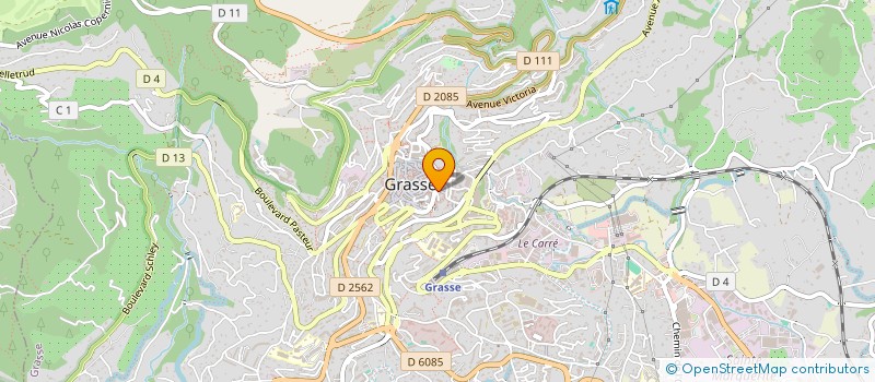 localisation de l'entreprise ASSOC ACTIRA à GRASSE