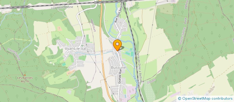 localisation de l'entreprise ASSOC AD LIBITUM  ETOBON