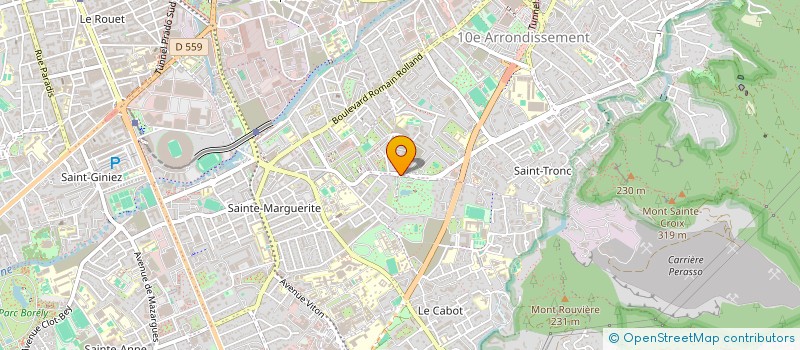 localisation de l'entreprise ASSOC ADMINIS EQUIPEMENT 9EME à MARSEILLE