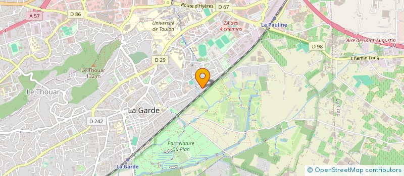 localisation de l'entreprise ASSOC AFRO MOVE à LA GARDE