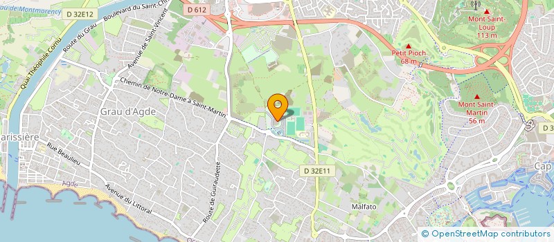 localisation de l'entreprise ASSOC. AGATHOISE SAUVETAGE & SECOURISME à AGDE