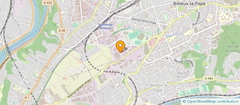 localisation de l'entreprise ASSOC AGEPE PERICA à RILLIEUX-LA-PAPE