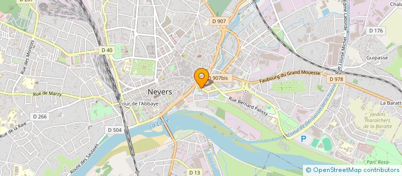 localisation de l'entreprise ASSOC AGRIC POUR DEVELOP. ASSURANCE VIE à NEVERS