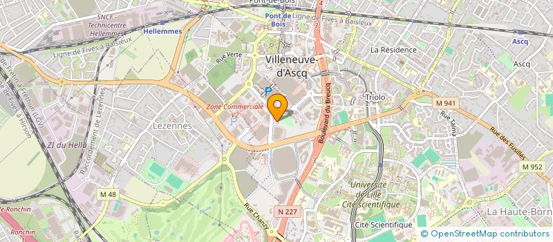 localisation de l'entreprise ASSOC AIDE DOMICILE AUX RETRAITES à VILLENEUVE-D'ASCQ