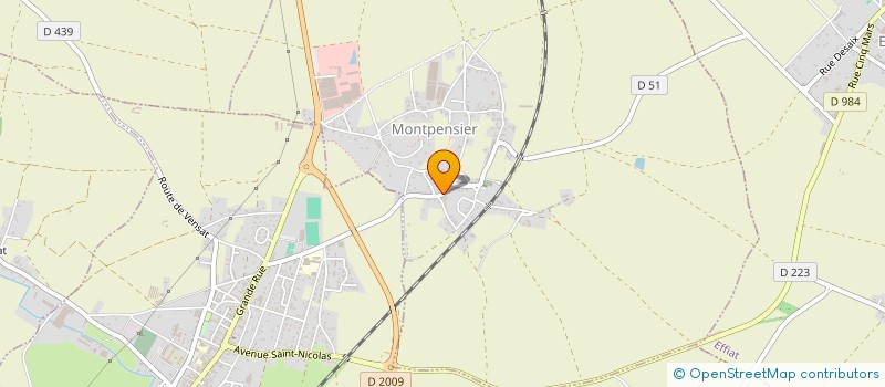 localisation de l'entreprise ASSOC AIDE DOMICILE MILIEU RUR à THURET
