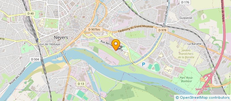 localisation de l'entreprise ASSOC AIDE FEMMES EN DIFFICULTE à NEVERS
