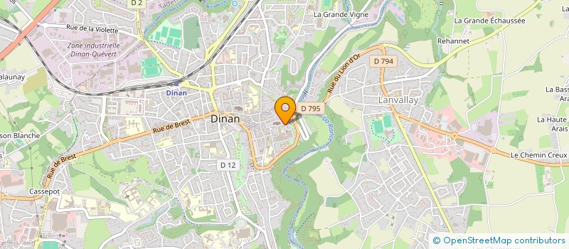 localisation de l'entreprise ASSOC AIDE HUMANITAIRE INTERNATIONALE à DINAN