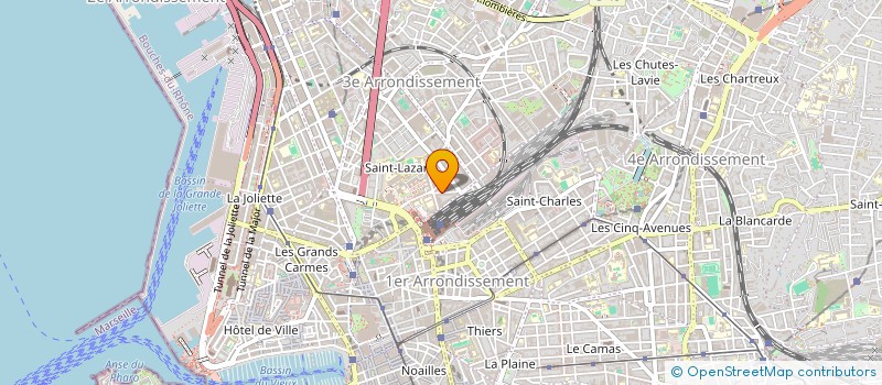 localisation de l'entreprise ASSOC AIDE JEUNES TRAVAILLEURS à MARSEILLE