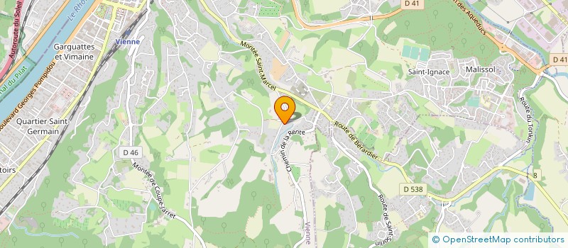 localisation de l'entreprise ASSOC AIKI ADOS  VIENNE