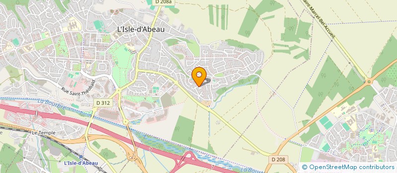 localisation de l'entreprise ASSOC ALGERIENNE RAPATRIEMENT DES CORPS  L'ISLE-D'ABEAU