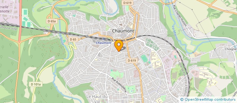 localisation de l'entreprise ASSOC ALIMENTAIRE CHAUMONTAISE COLLECTIV à CHAUMONT