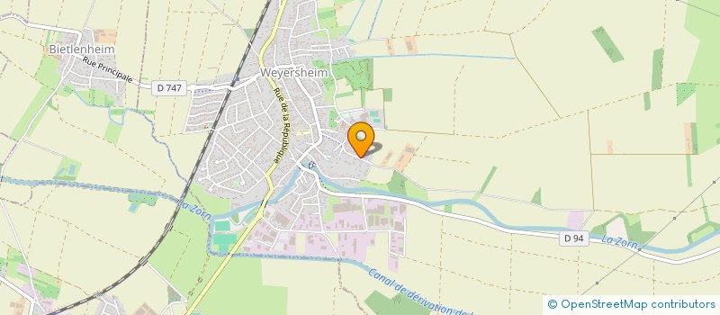 localisation de l'entreprise ASSOC ALSACIENNE D'AIDE AU CHANGEMENT  WEYERSHEIM