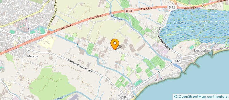 localisation de l'entreprise ASSOC AMICALE BONNE FRANQUETTE à HYERES