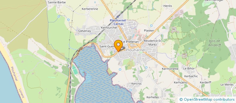 localisation de l'entreprise ASSOC AMICALE ECOLE PUBLIQUE  PLOUHARNEL