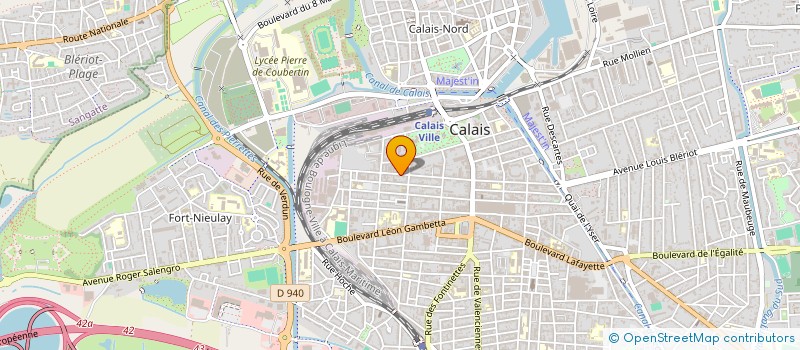 localisation de l'entreprise ASSOC AMICALE PERSONNES AGEES CALAISIS à CALAIS