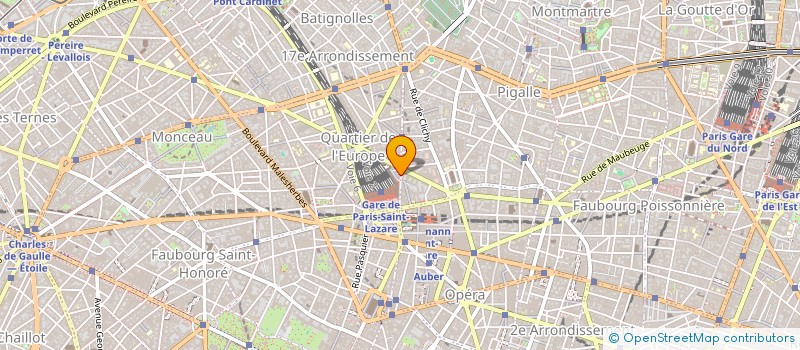 localisation de l'entreprise ASSOC AMICALE PROFESSION CADRES SUP SNCF  PARIS