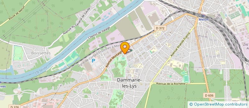 localisation de l'entreprise ASSOC AMICALE SAPEURS POMPIERS DAMMARIE à DAMMARIE-LES-LYS
