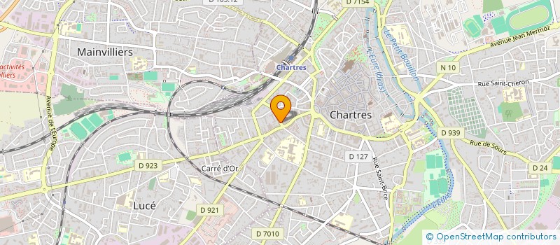 localisation de l'entreprise ASSOC AMIS BIBLIOTHEQUE PRET à CHARTRES