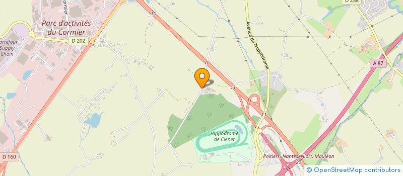 localisation de l'entreprise ASSOC AMIS COMPAGNONS D EMMAUS à CHOLET