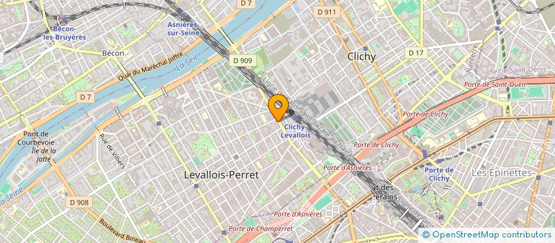 localisation de l'entreprise ASSOC AMIS DU RIMBAUD à LEVALLOIS-PERRET