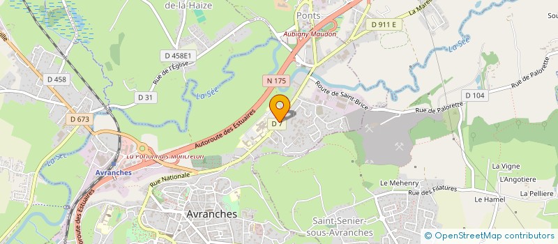 localisation de l'entreprise ASSOC AMIS ETABL TRAVAIL PROTEGE à AVRANCHES