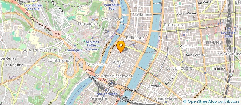 localisation de l'entreprise ASSOC AMIS SOURCES CHRETIENNES à LYON