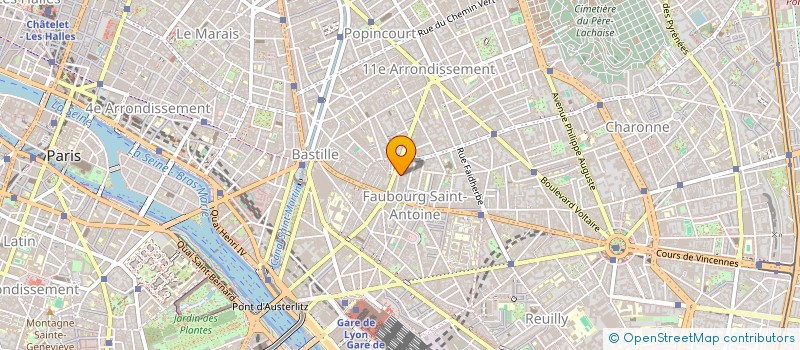 localisation de l'entreprise ASSOC AMRITA  PARIS