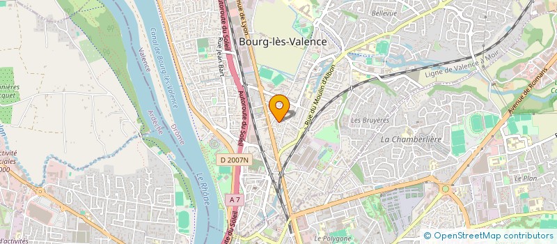 localisation de l'entreprise ASSOC ANCIENS ELEVES DU VALENTIN à BOURG LES VALENCE