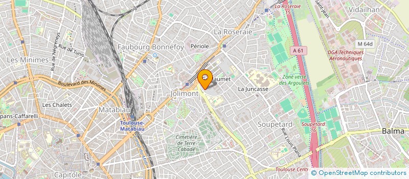 localisation de l'entreprise ASSOC ANCIENS ELEVES ENSICA à TOULOUSE
