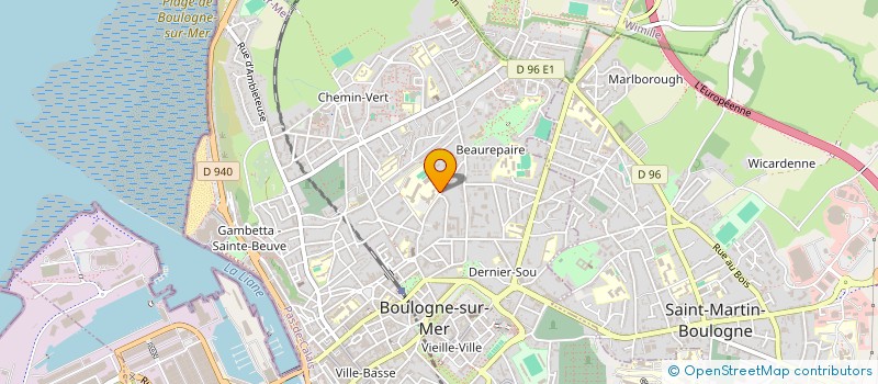 localisation de l'entreprise ASSOC ANCIENS LYCEE MARIETTE à BOULOGNE-SUR-MER