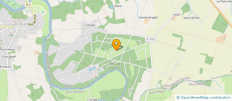 localisation de l'entreprise ASSOC ANIM SPORTIVE COMMUNALE DE PLESSE  PLESSE