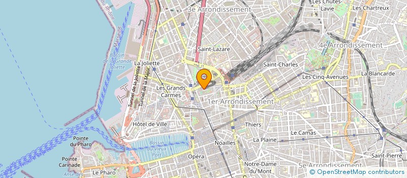 localisation de l'entreprise ASSOC ANIMA BELSUNCE PORTE D'A à MARSEILLE