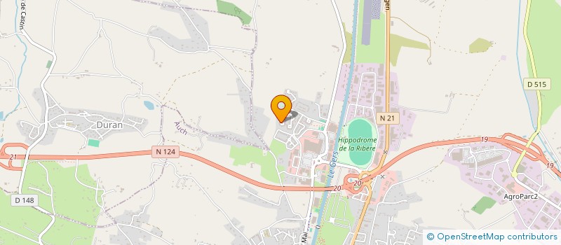 localisation de l'entreprise ASSOC ANIMA SPORT CULTU DU MOURROUSSIN  AUCH