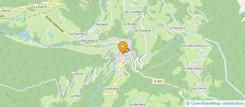 localisation de l'entreprise ASSOC ANIMATION BEAUFORTAIN à BEAUFORT