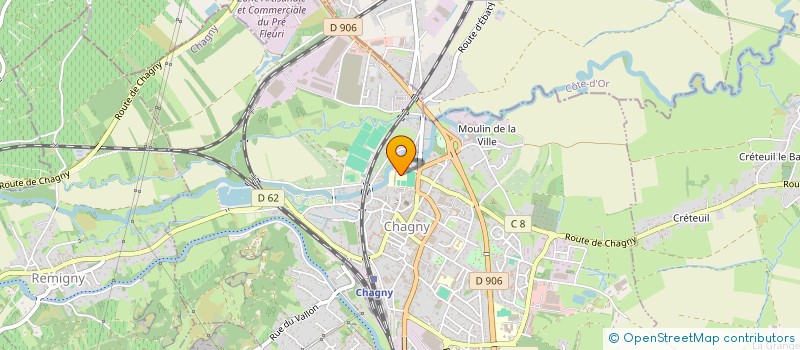 localisation de l'entreprise ASSOC ANIMATION EDUCATION SAINTE MARIE à CHAGNY