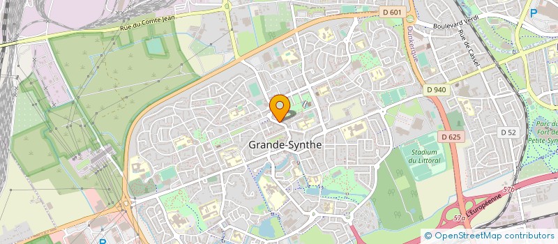 localisation de l'entreprise ASSOC ANIMATION GESTI CENT SOC  GRANDE-SYNTHE