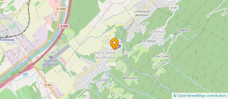 localisation de l'entreprise ASSOC ANIMATION LOCALE CLERY PLANCHEVINE  VERRENS-ARVEY