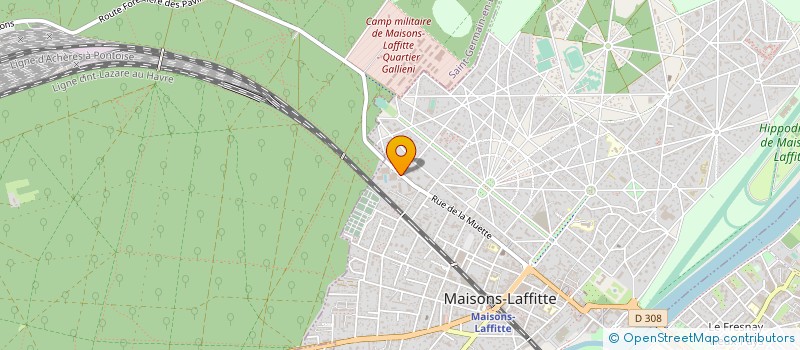 localisation de l'entreprise ASSOC ANIMATION PISCINE MUNICI à MAISONS-LAFFITTE