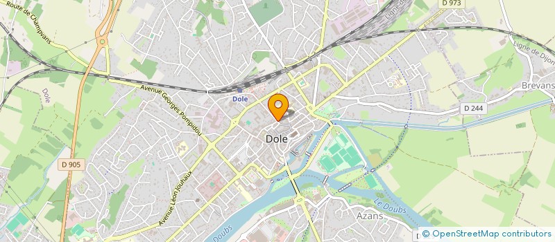 localisation de l'entreprise ASSOC ANIMATION RADIO EVASION à DOLE