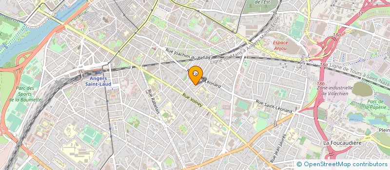 localisation de l'entreprise ASSOC ANJOU AUVERGNE à ANGERS