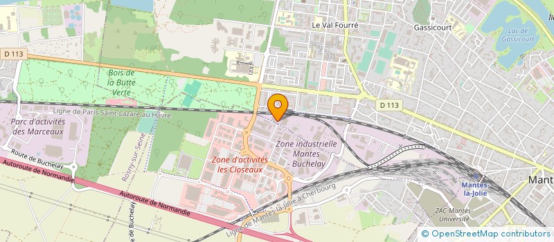 localisation de l'entreprise ASSOC APTIMA  MANTES-LA-JOLIE