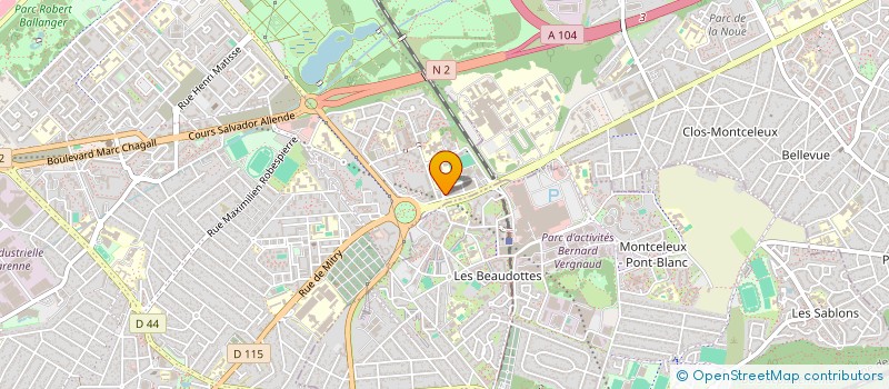 localisation de l'entreprise ASSOC ARC EN CIEL à AULNAY-SOUS-BOIS