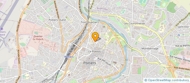 localisation de l'entreprise ASSOC ARCHEOLOGUES POITOU-CHAR à POITIERS